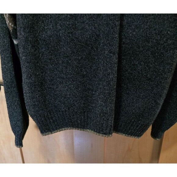 Vintage Liberty Sweaters Mens Argyle Knit Pullover Sweater L Cotton Acrylic - Picture 5 of 7